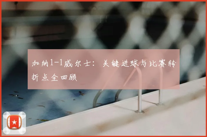 加纳1-1威尔士：关键进球与比赛转折点全回顾